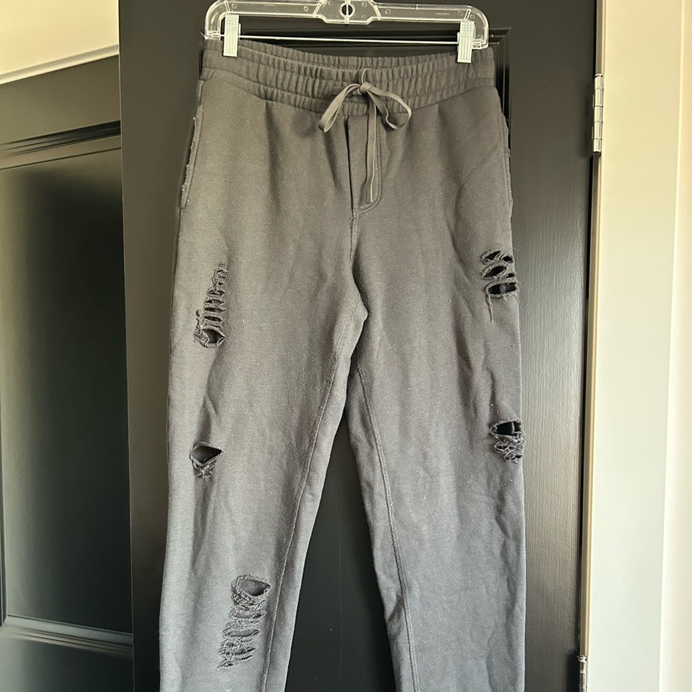 Aloe yoga women’s ripped sweatpants